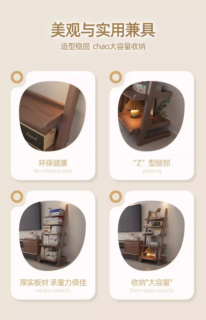 Where Books Meet Beauty — Minimalist Open Bookshelf & Display Cabinet