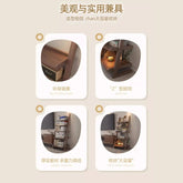 Modern Premium Living Room Cabinets Simple Rustic Bedroom Display Bookshelf Unique Trendy Armários Abertos Furniture For Home Jonine&
