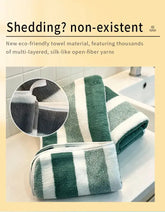 2-pack towels with strong water absorption, quick drying, no shedding, and durability - very suitable for home, beach, and face Jonine’s Corner