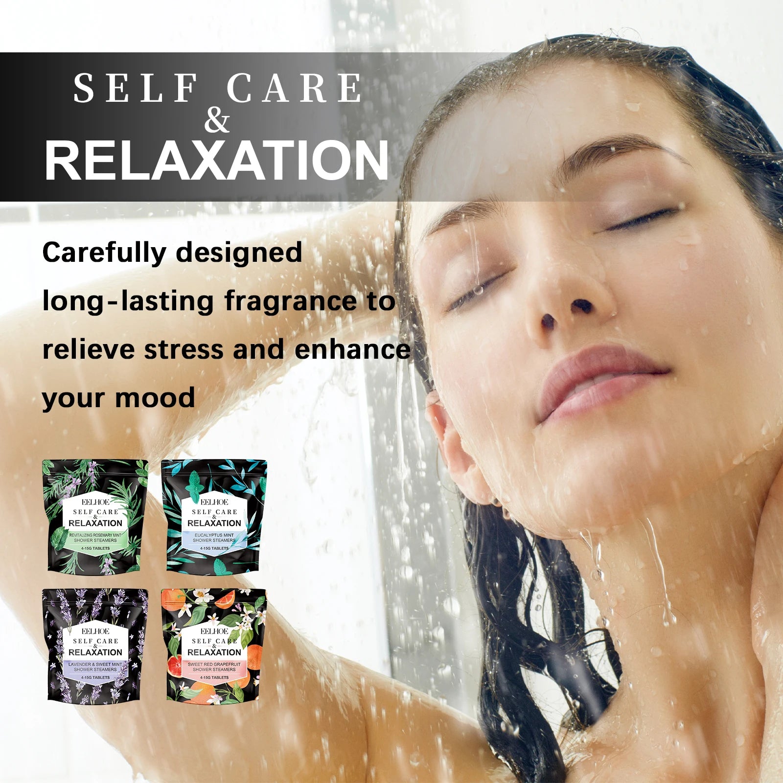 Spa in Your Shower — Lavender Aromatherapy Shower Steamer Set