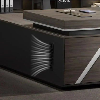 Elevable Corner Desk — Height-Adjustable Home Office Writing Table
