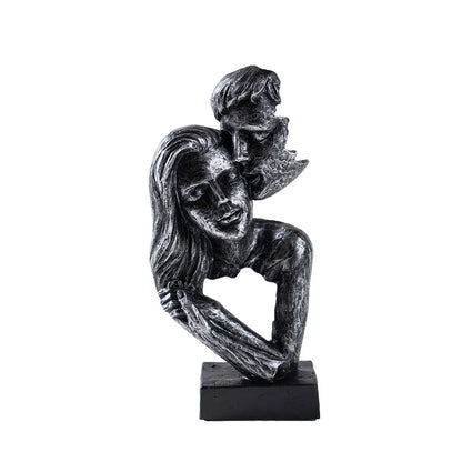 Love, Displayed — Contemporary Couple Statue & Lover Sculpture for Home