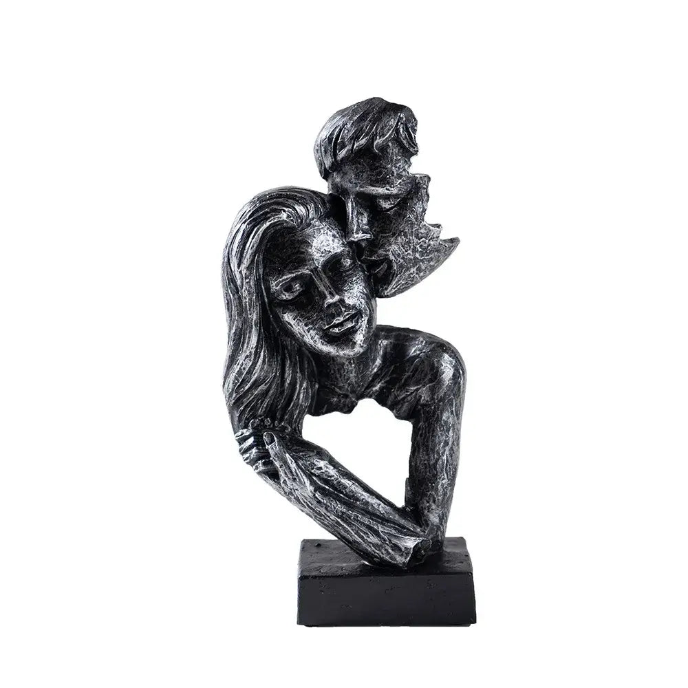 Love, Displayed — Contemporary Couple Statue &amp; Lover Sculpture for Home