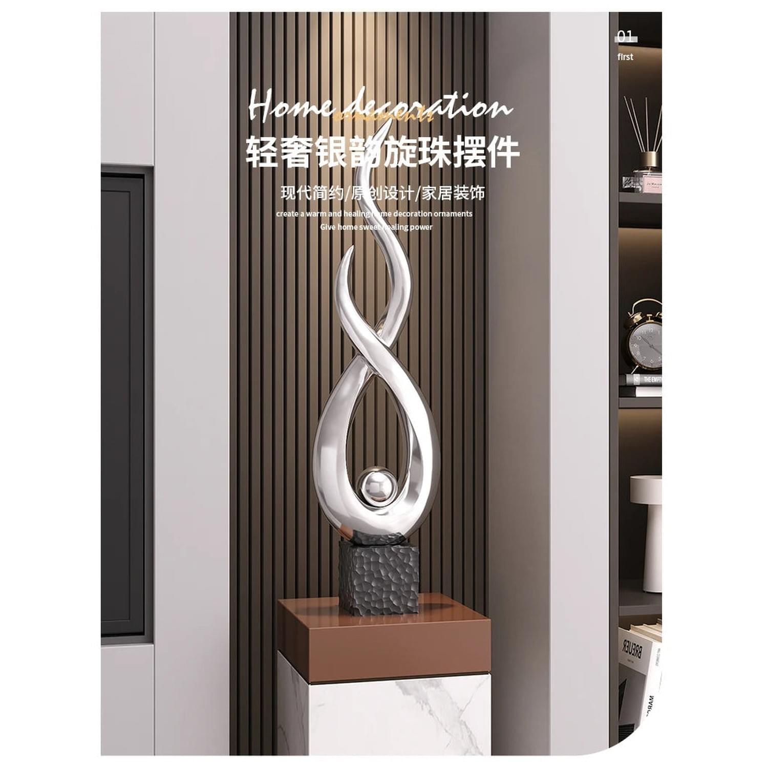 Feng Shui Resin Sculpture — Wind &amp; Water Rise Décor