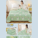 Cool Breathability Summer Quilt Multi-functional Cotton Gauze Fabric Towel Blanket Thin Breathable Duvet Skin-friendly Comforter Jonine’s Corner