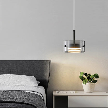 Nordic Glass LED Pendant Lamp — Modern Luxury Hanging Light for Dining Room &amp; Living Room