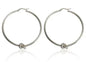 Shiny Zircon Hoop Earrings for Women Trendy Golden Stainless Steel Circle Earring Jewelry Pendientes