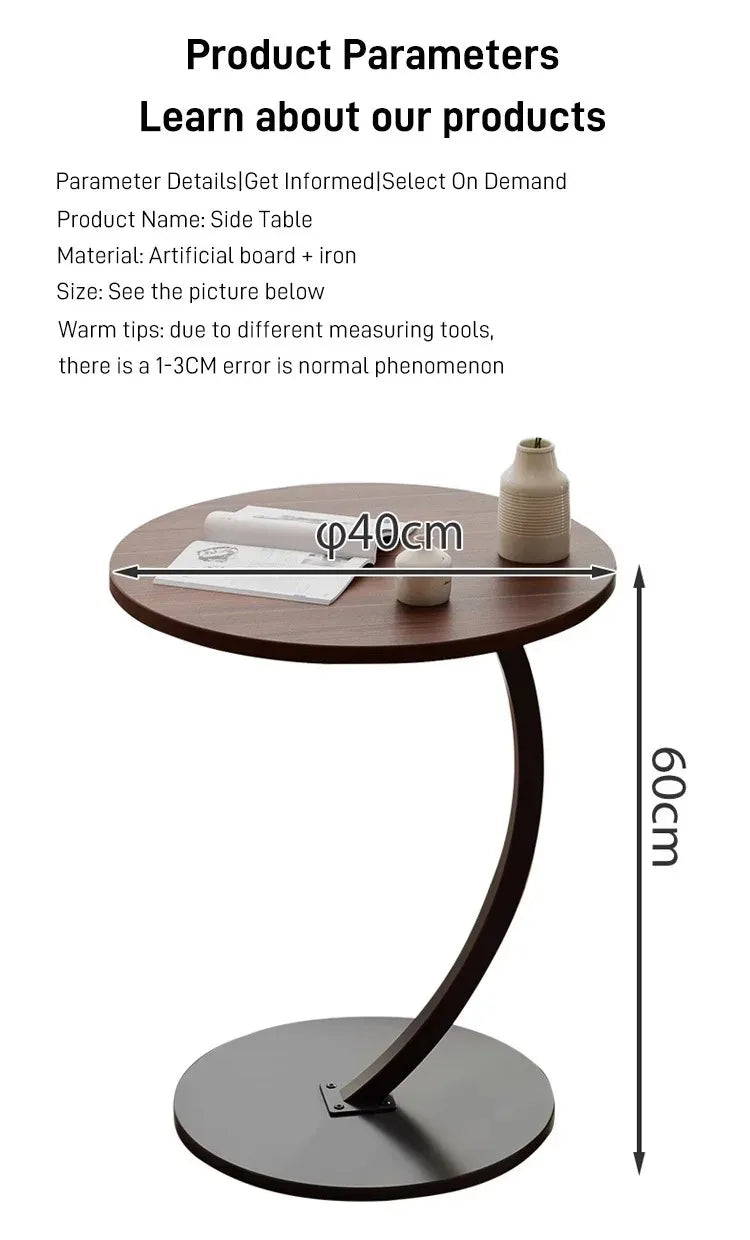 The Little Table That Does a Lot — Round Mini Side Table