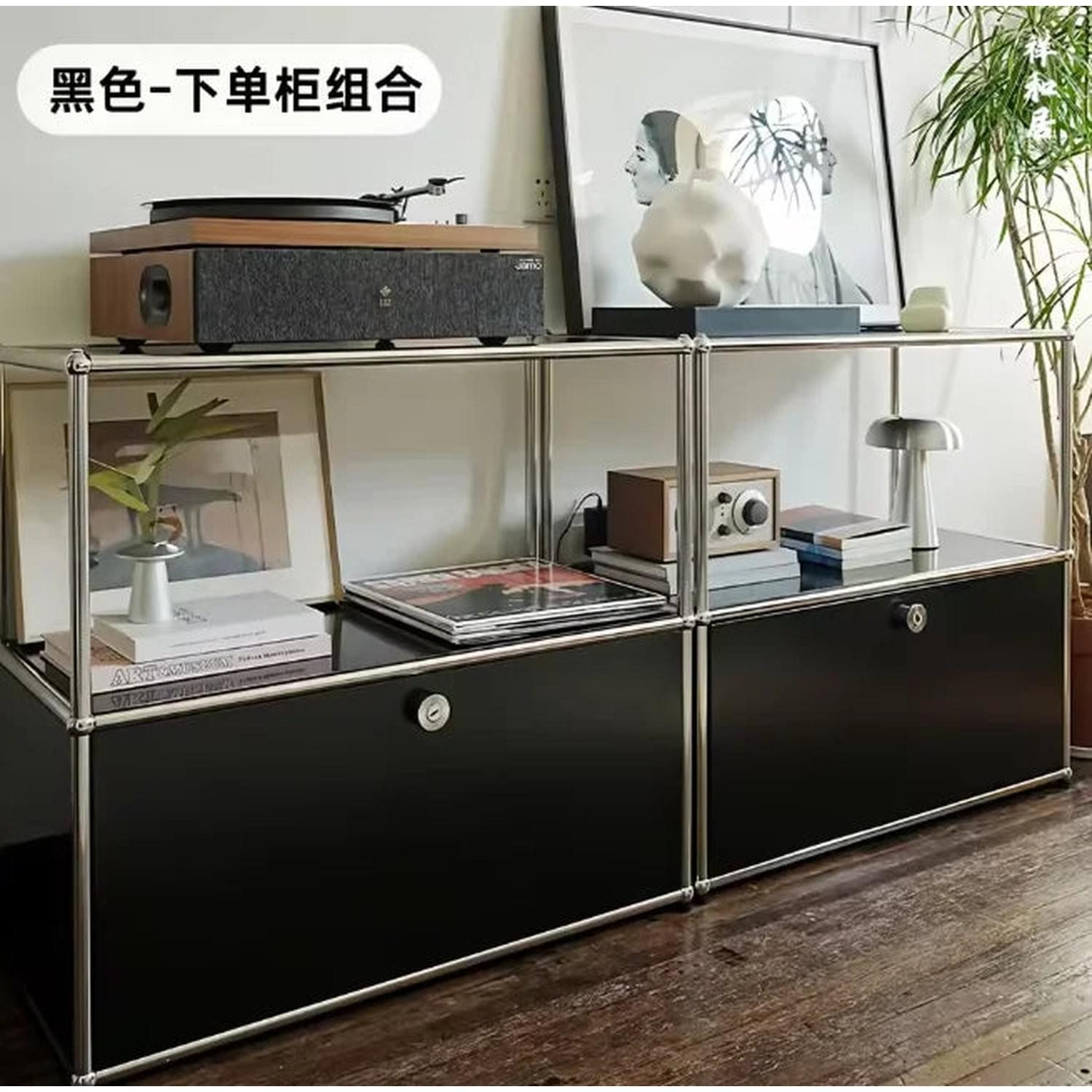 Dual Cabinet Storage Organizer — Modern Chest of Drawers for Bedroom &amp; Living Room
