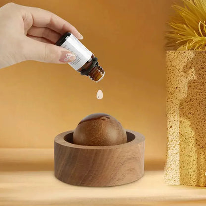 Natural Calm — Wooden Spherical Essential Oil Diffuser