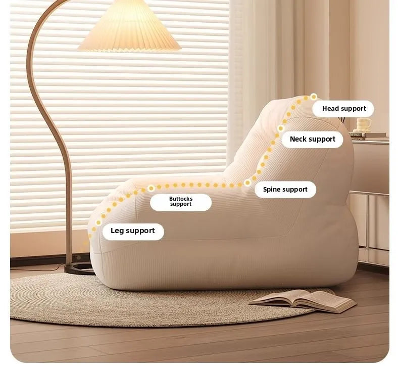 Breathable Fabric Sofa Bed — Compact Modern Living Room Sofa