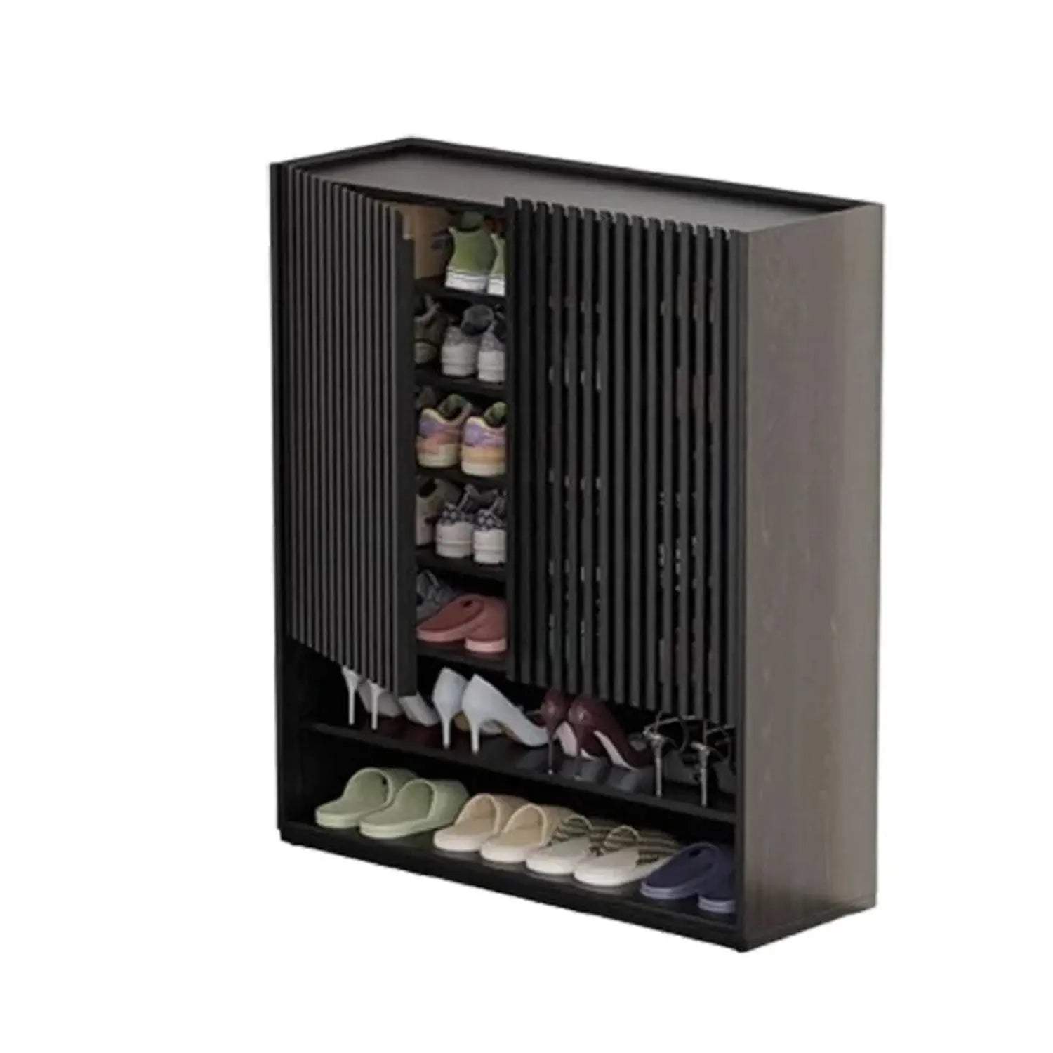 Vintage Luxury Wood Shoe Rack — Space-Saving Entryway Storage Jonine’s Corner