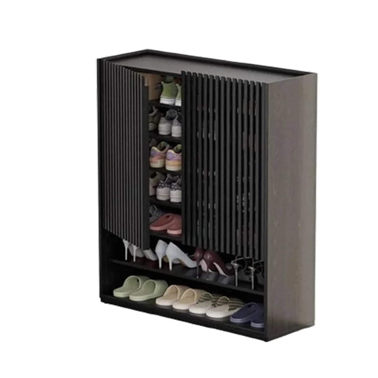 Vintage Luxury Wood Shoe Rack — Space-Saving Entryway Storage Jonine’s Corner