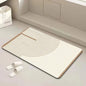 Spa-Grade Step — Non-Slip Diatomite Bath Mat with Rubber Padding