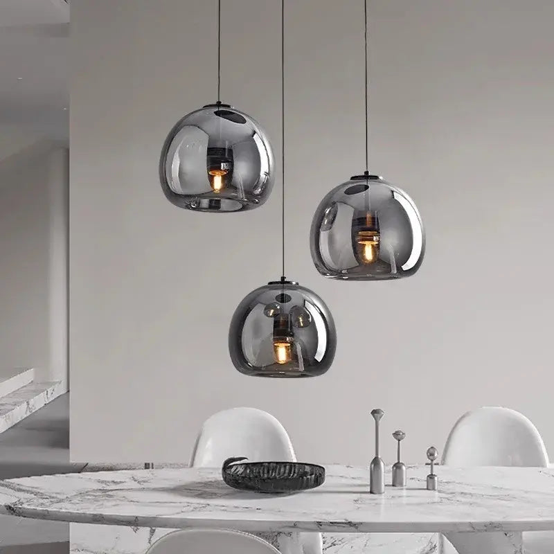 Modern Home Decor Lights Glass Pendant Light Lamps for Living Room Chandeliers for Dining Room Hanging Light Indoor Lighting Jonine&