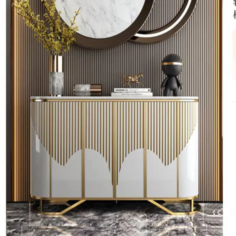 French Gold Luxury Living Room Display Cabinet Jonine&