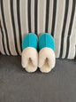 Cloud Underfoot — Natural Sheepskin & Fur Anti-Slip Home Slippers
