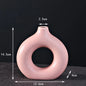 Porcelain Doughnut Vase — For Fresh & Dried Flower Arrangements