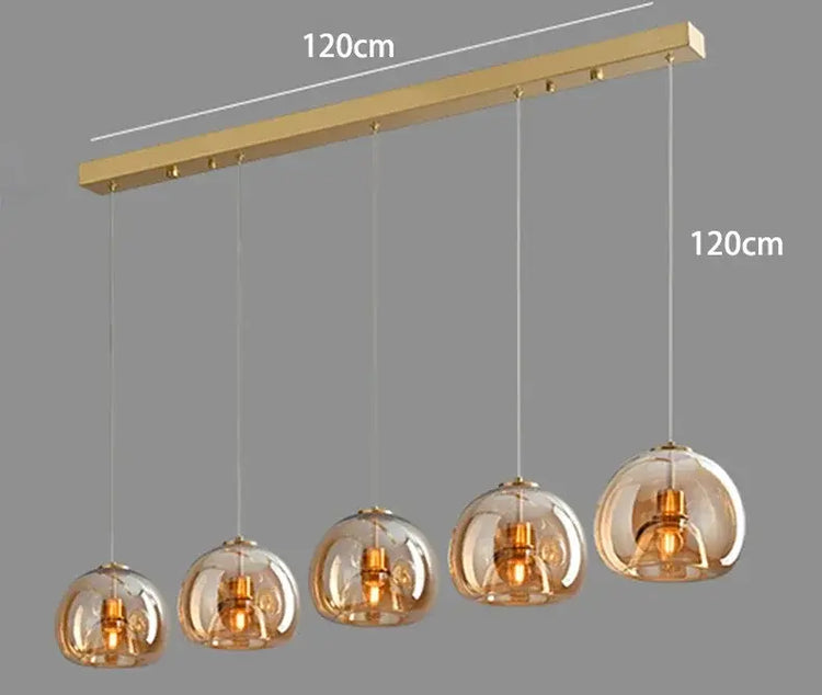 Modern Home Decor Lights Glass Pendant Light Lamps for Living Room Chandeliers for Dining Room Hanging Light Indoor Lighting Jonine&