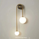 Gold Glass Ball Wall Sconce – Jonine’s Corner Modern LED Light