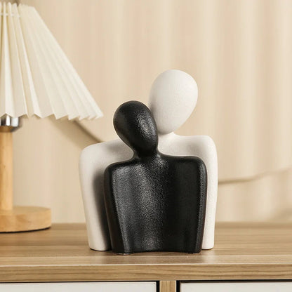 The Hug That Stays — Ceramic Love Sculpture for Home &amp; Gifting