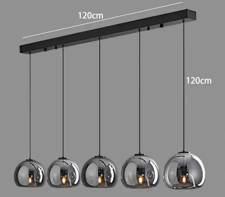 Modern Home Decor Lights Glass Pendant Light Lamps for Living Room Chandeliers for Dining Room Hanging Light Indoor Lighting Jonine&