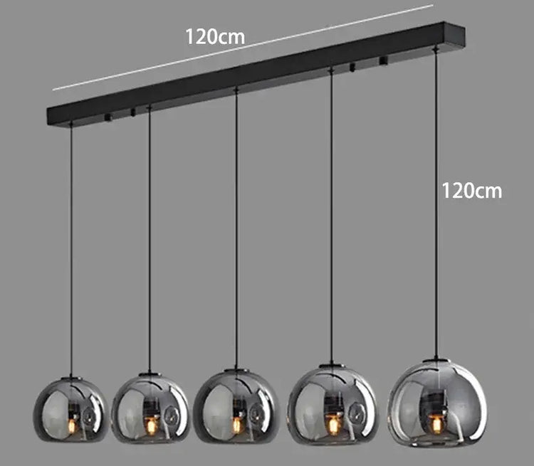 Modern Home Decor Lights Glass Pendant Light Lamps for Living Room Chandeliers for Dining Room Hanging Light Indoor Lighting Jonine&