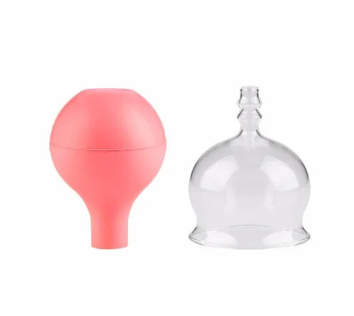 Rubber Vacuum Cupping Set – Glass Massage Jars for Health &amp; Body Therapy