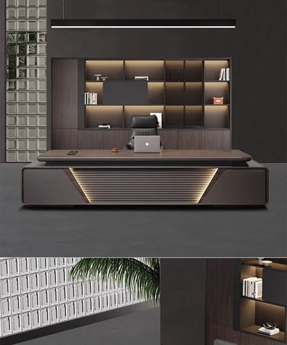 Height-Adjustable L-Shaped Gaming & Home Office Desk