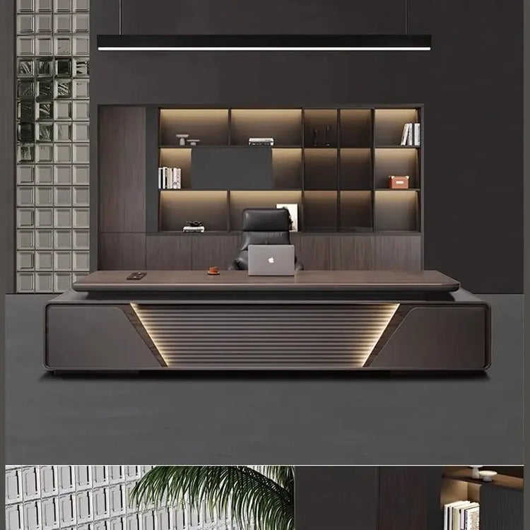 Height-Adjustable L-Shaped Gaming Desk — Jonine&