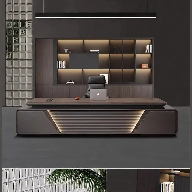 Height-Adjustable L-Shaped Gaming Desk — Jonine&