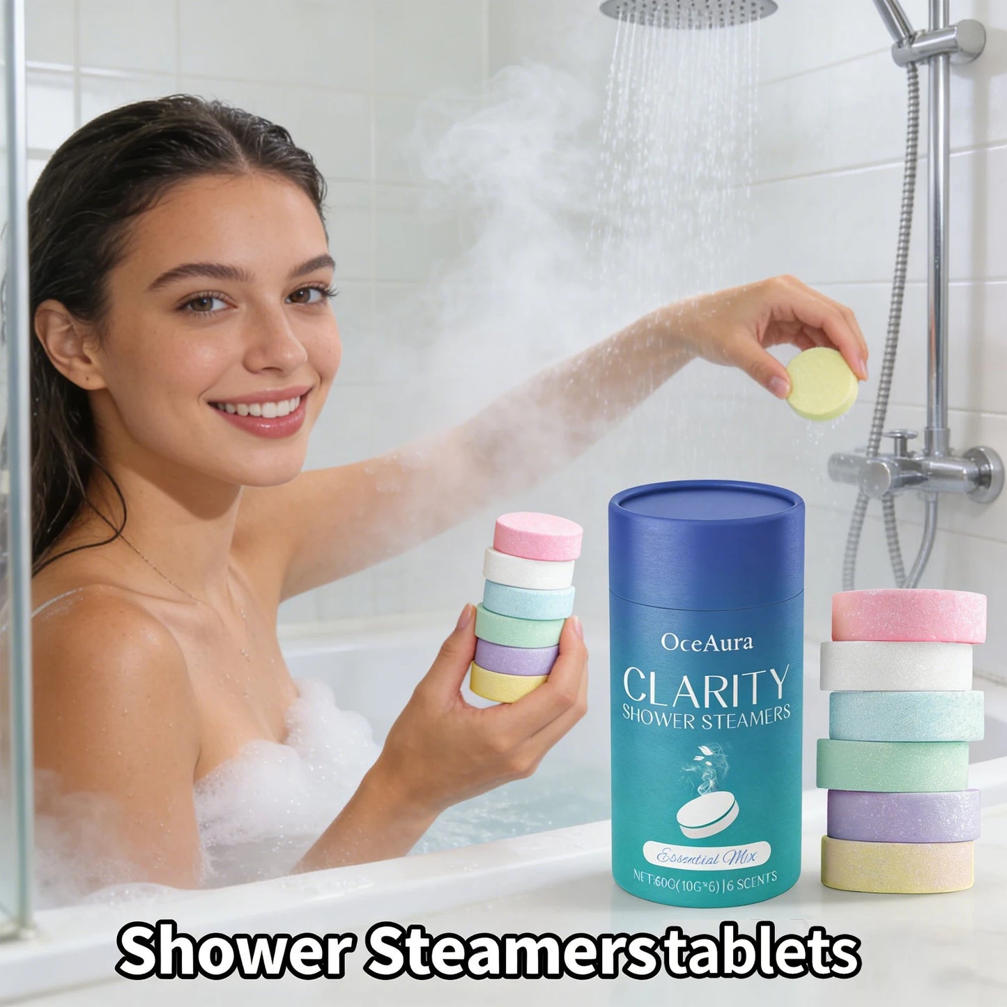 Steam Your Stress Away — Aromatherapy Shower Steamer Tablets