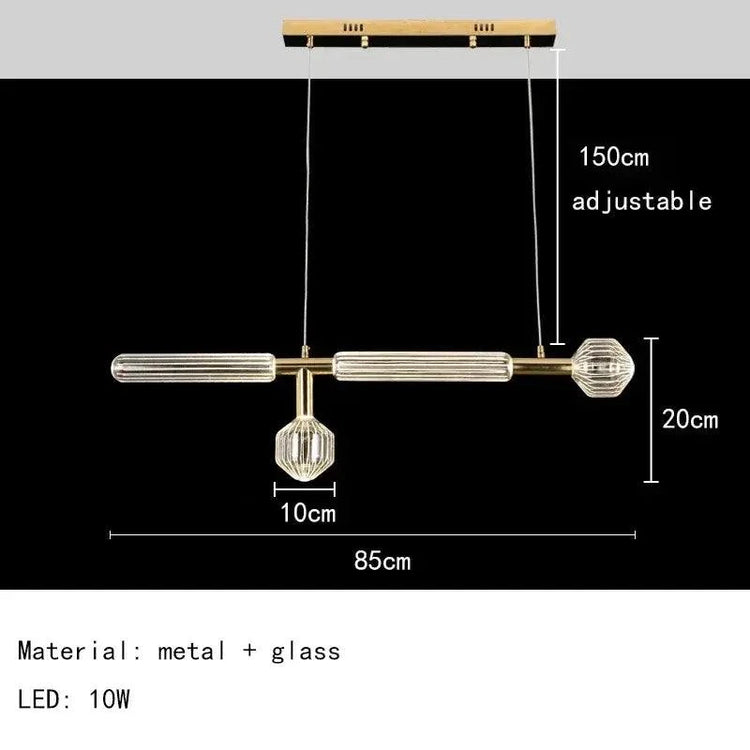 Nordic Luxury Art Glass Chandelier — High-End Pendant Lamp Home Décor