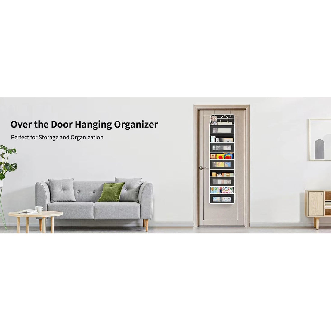 Over-the-Door 5-Shelf Fabric Organizer