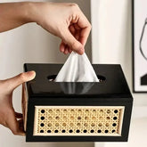Rattan Tissue Box Cover — Uncategorized