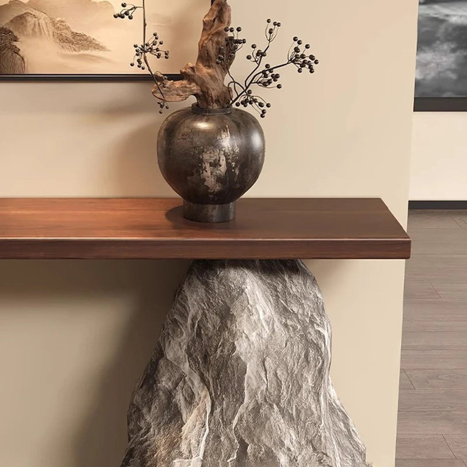 Luxury Minimalist Console Table — Custom Entryway &amp; Living Room