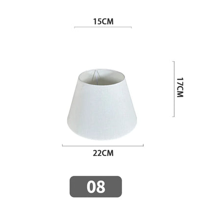 Nordic Style Chandelier Lamp Shade Linen Cloth Bedside Table Ceiling Light Cover E27 Modern Home Decor Wall Lamp Floor Lampshade