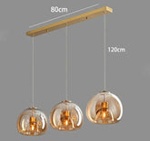 Modern Home Decor Lights Glass Pendant Light Lamps for Living Room Chandeliers for Dining Room Hanging Light Indoor Lighting Jonine&