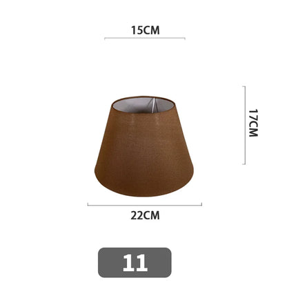 Nordic Style Chandelier Lamp Shade Linen Cloth Bedside Table Ceiling Light Cover E27 Modern Home Decor Wall Lamp Floor Lampshade
