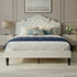 Velvet Platform Bed Frame with Adjustable Tiara Headboard — Diamond Tufted, Full/Queen/King Jonine&