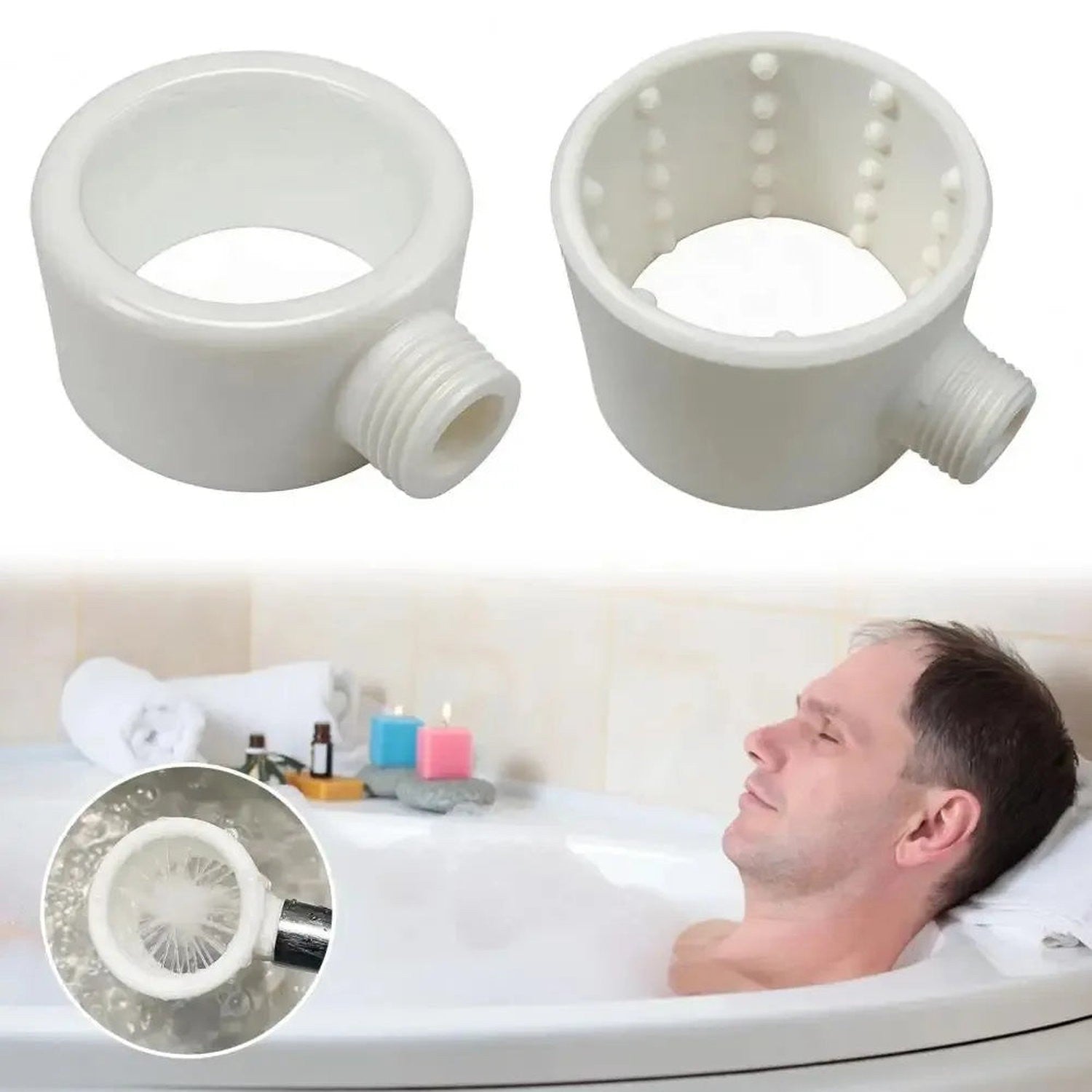 Upgrade Your Shower — 360° Hydromassage Supercharging Shower Head