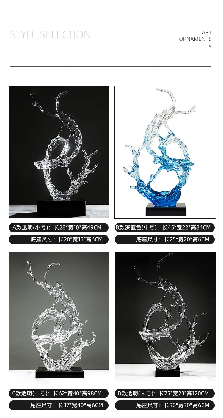 Quiet Luxury in Resin — Lumière Light Luxury Art Sculpture for the Modern Interior