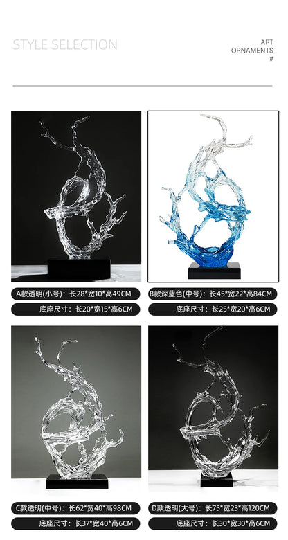 Quiet Luxury in Resin — Lumière Light Luxury Art Sculpture for the Modern Interior