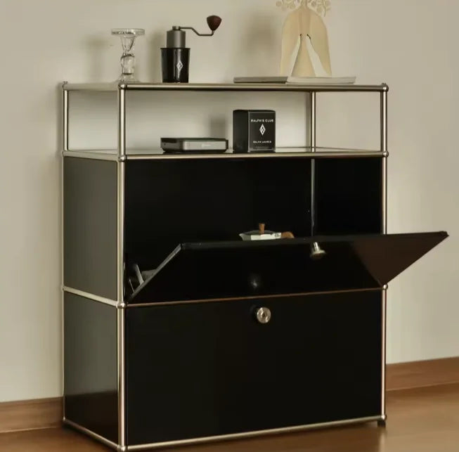 Dual Cabinet Storage Organizer — Modern Chest of Drawers for Bedroom & Living Room