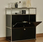 Dual Cabinet Storage Organizer — Modern Chest of Drawers for Bedroom & Living Room