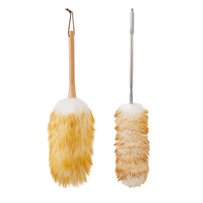 Natural Feather & Wool Duster