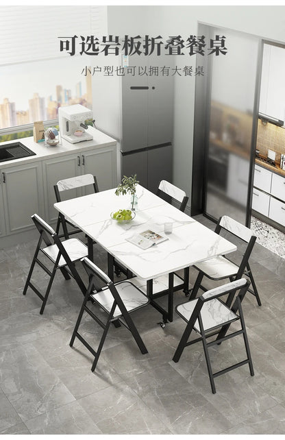 Italian Luxury Foldable Dining Table