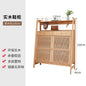 Vintage Luxury Wood Shoe Rack — Space-Saving Entryway Storage