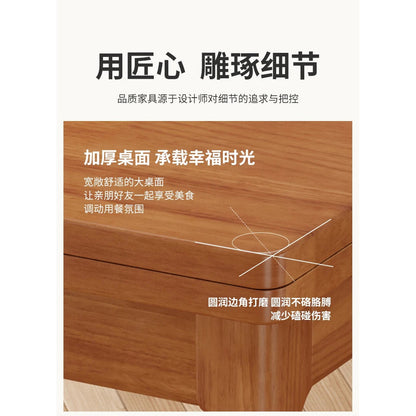 Glamour European Dining Table with Storage