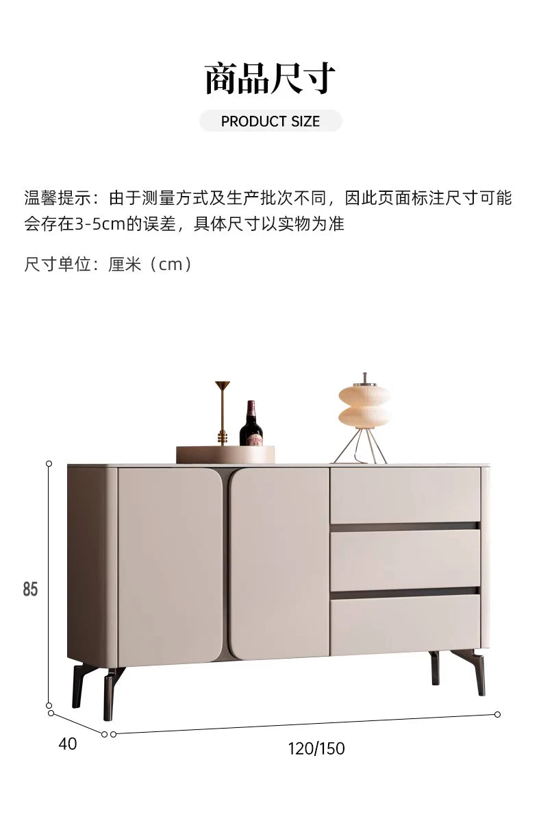 Premium Minimalist Display Cabinet — Light Luxury Living Room Storage